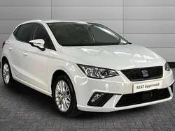 White Used 2021 Seat Ibiza SE Technology Hatchback | £12,250 (Fair price)