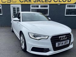 White Used 2014 Audi A6 S-Line Sedan | £5,725 (Good price)