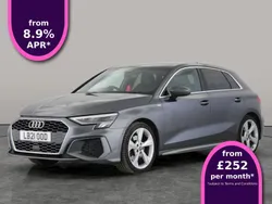 Grey Used 2021 Audi A3 Sportback S-Line Hatchback | £18,939 (Fair price)