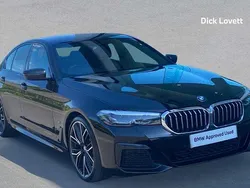 Black Used 2023 BMW 520 M Sport Sedan | £28,222 (Fair price)