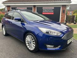 Blue Used 2017 Ford Focus Titanium X Estate | £4,999 (Fair price)