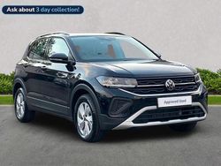 Black Used 2025 VW T-Cross Life SUV | £22,173 (A bit pricey)