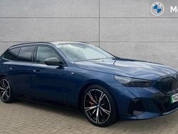 Phytonic blue metallic paint Used 2025 BMW i5 M Sport Sedan | £56,165 (Expensive)