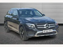Black Used 2016 Mercedes GLC220 SUV | £14,690 (Fair price)