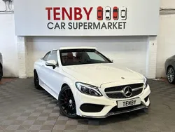 White Used 2017 Mercedes C250 AMG line Cabriolet | £16,295 (Good price)