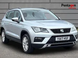 Reflex silver Used 2017 Seat Ateca Ecomotive SUV | £8,748 (Fair price)