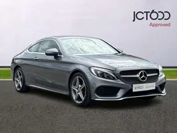 Grey Used 2018 Mercedes C250 AMG Line Premium Plus Coupe | £15,741 (Fair price)