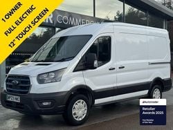 Frozen white (solid colour) Used 2023 Ford E-Transit Van | £19,990