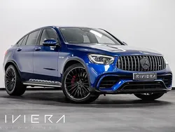 Blue Used 2020 Mercedes GLC63 AMG Premium Plus Coupe | £52,495 (Fair price)