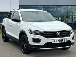 White Used 2021 VW T-Roc Black Edition SUV | £20,781 (Fair price)