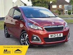 Red Used 2021 Peugeot 108 Allure Hatchback | £6,095 (Fair price)