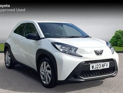 Pure white Used 2023 Toyota Aygo PURE Hatchback | £12,676 (Fair price)