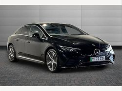 Black Used 2022 Mercedes EQE350 AMG Line Premium Sedan | £36,950 (Fair price)
