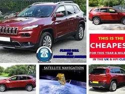 Red Used 2015 Jeep Cherokee Limited SUV | £7,985 (Fair price)