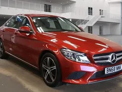 Red Used 2018 Mercedes C200 Premium Sedan | £18,599 (Fair price)