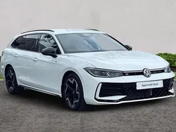 White Used 2025 VW Passat R-line Estate | £37,495