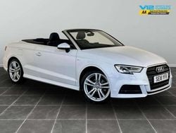 White Used 2018 Audi A3 Cabriolet S-Line Cabriolet | £13,795 (Fair price)