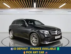 Black Used 2018 Mercedes GLC220 AMG line SUV | £18,649 (Fair price)