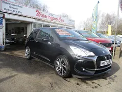 Black Used 2017 DS Automobiles DS3 Connected Chic Hatchback | £5,995 (Fair price)