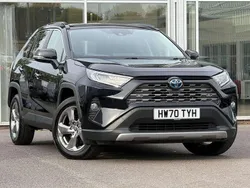 Black Used 2020 Toyota RAV4 Hybrid SUV | £22,110 (A bit pricey)