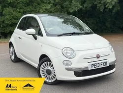 White Used 2013 Fiat 500 Lounge Hatchback | £6,495 (Fair price)
