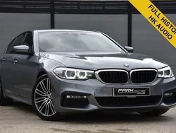Blue Used 2017 BMW 520 M Sport Sedan | £14,150 (Expensive)