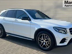 White Used 2016 Mercedes GLC250 AMG line SUV | £18,035 (Fair price)