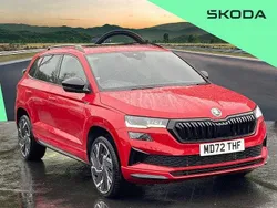 Red Used 2023 Skoda Karoq SportLine SUV | £24,480 (Fair price)