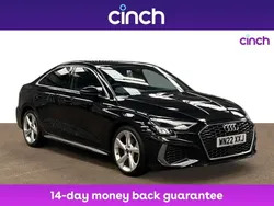Black Used 2022 Audi A3 S-Line Sedan | £21,949