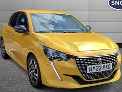 Yellow Used 2022 Peugeot 208 Allure Premium Hatchback | £13,584 (Fair price)