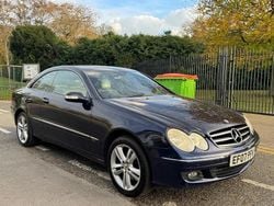 Blue Used 2007 Mercedes CLK280 Avantgarde Coupe | £2,195 (Fair price)