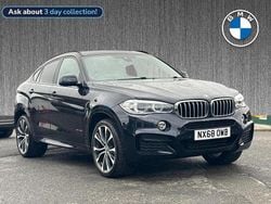 Black Used 2018 BMW X6 M Sport SUV | £24,899 (Fair price)