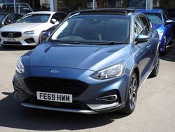 Blue Used 2019 Ford Focus Active X Hatchback | £10,785 (Fair price)