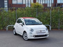 White Used 2017 Fiat 500C Lounge Cabriolet | £6,998 (Fair price)