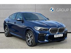 Blue Used 2022 BMW X6 M Sport SUV | £46,550 (Fair price)