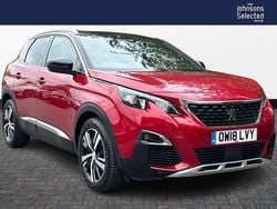 Red Used 2018 Peugeot 3008 GT-line SUV | £10,500 (Fair price)