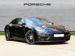 Jet black metallic Used 2023 Porsche Panamera 4 Platinum Edition Sedan | £78,750