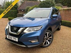 Blue Used 2018 Nissan X-Trail Tekna SUV | £13,995 (Fair price)
