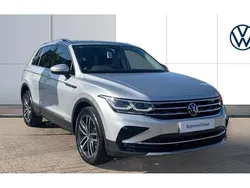 Silver Used 2022 VW Tiguan Elegance SUV | £28,540 (Fair price)