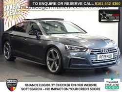 Grey Used 2019 Audi A5 Sportback Black Edition Hatchback | £16,890 (Fair price)