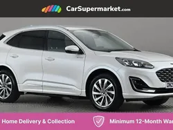 White Used 2022 Ford Kuga Vignale SUV | £20,797 (Fair price)