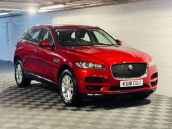 Red Used 2018 Jaguar F-Pace Prestige SUV | £11,989 (Fair price)