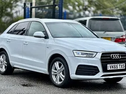 White Used 2015 Audi Q3 S-Line SUV | £9,995 (Fair price)