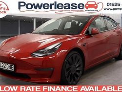 Red Used 2022 Tesla Model 3 Performance Sedan | £25,989 (Fair price)