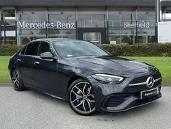 Grey Used 2025 Mercedes C200 AMG Line Premium Sedan | £38,785 (Expensive)