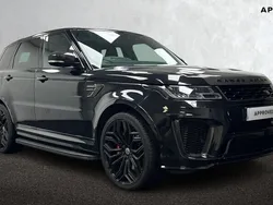 Black Used 2018 Land Rover Range Rover Sport SVR SUV | £44,000 (A bit pricey)