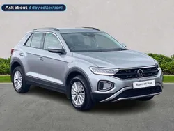 Silver Used 2022 VW T-Roc Life SUV | £20,152 (Fair price)