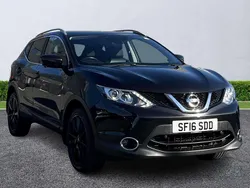 Black Used 2016 Nissan Qashqai Tekna SUV | £8,646 (Fair price)