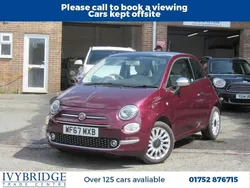 Red Used 2017 Fiat 500 Lounge Hatchback | £6,495 (Fair price)