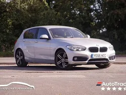 Silver Used 2016 BMW 118 Sport Line Hatchback | £7,299 (Fair price)
